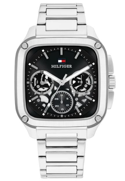 Tommy Hilfiger Mens Herald Black 37x39mm watch