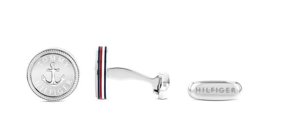 Tommy Hilfiger Stainless Steel Nautical Cufflinks