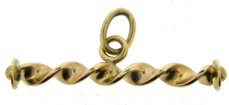 Vintage 9ct Yellow Gold T/Bar