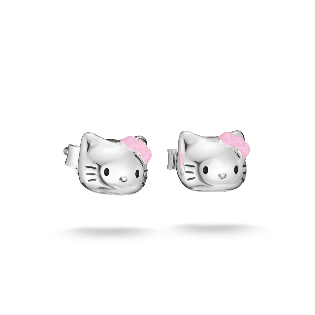 Thomas Sabo Silver Plated Hello Kitty Pink Bow Stud Earrings