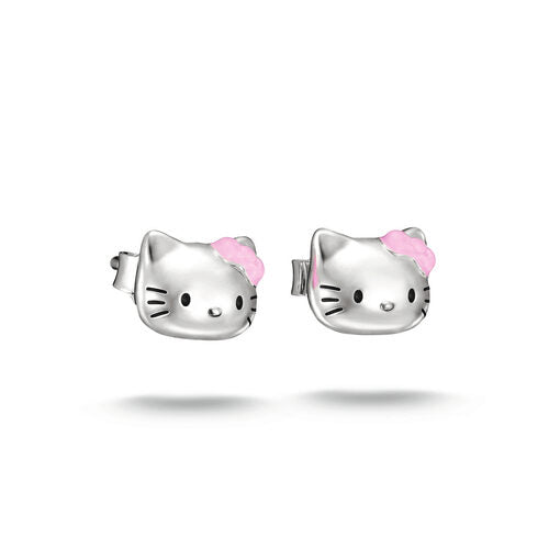 Thomas Sabo Silver Plated Hello Kitty Pink Bow Stud Earrings