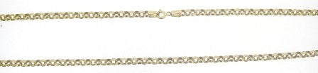 Vintage 9ct Yellow Gold Rolo Link Chain 20'