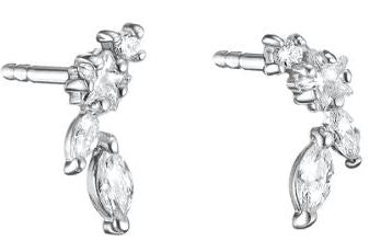 Thomas Sabo Sterling Silver Multi Shape Cubic Zirconia Stud Earrings