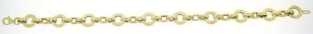 Vintage 18ct Yellow Gold Fancy Link Bracelet 7.5'