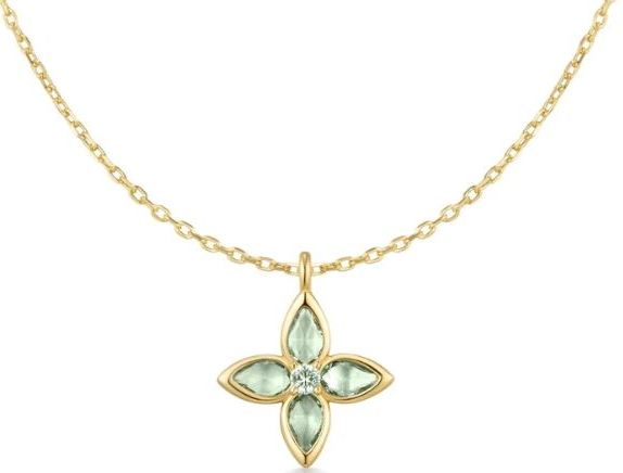 Ania Haie Gold Plated Cubic Zirconia Pavé Heart Necklace 40.5-48cm