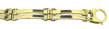 Vintage / Preowned Estate jewellery - The Vintage Collection - 9ct Yellow Gold 2 Row Bracelet 7.5"