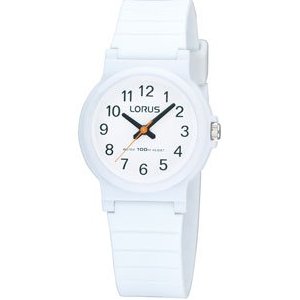 Lorus Kids Watch Band White Rubber Strap Watch