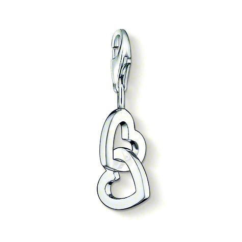 Silver Hearts Charm