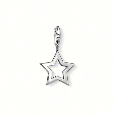 Open Star Charm
