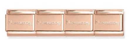 Nomination Composable Classic Rose Gold Plated Base Link - Stainless Steel