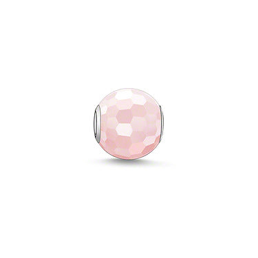 Thomas Sabo Karma Bead Rose Quartz Pink Charm