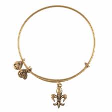 French Royalty Charm Bangle Russian Gold Bracelet