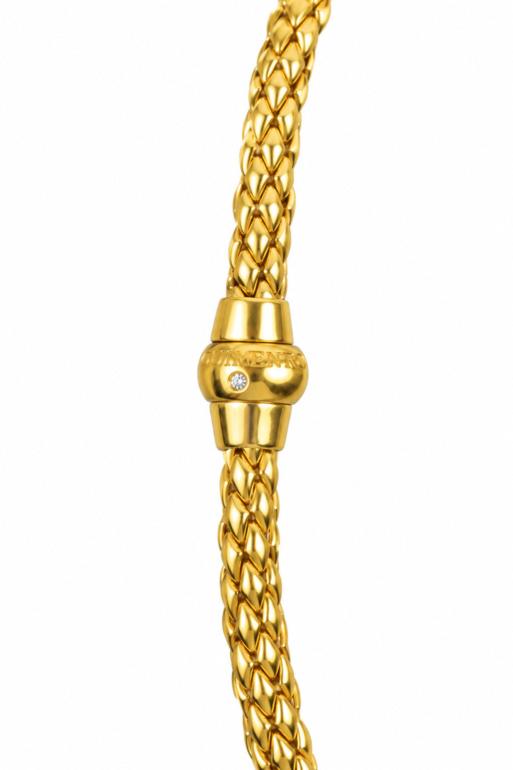 Chimento Stretch Classic 18ct Yellow Gold Necklace 0.01ct