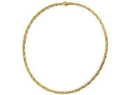 Chimento Stretch Classic 18ct Yellow Gold Necklace 0.01ct