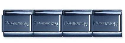 Nomination Composable Classic Blue Base Link - Stainless Steel