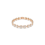 Swarovski Una Angelic Tennis Bracelet - Rose Gold Plated with Crystal Pave - M