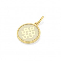 Two Tone Endless Knot Charm