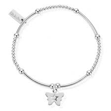 Sterling Silver Butterfly Bracelet