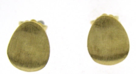9ct Yellow Gold Rope Edge Stud Earrings
