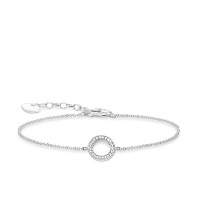 Thomas Sabo Sterling Silver Circle Bracelet with Cubic Zirconia