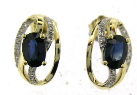 9ct Yellow Gold Created Ruby and CZ Pear Drop Earrings