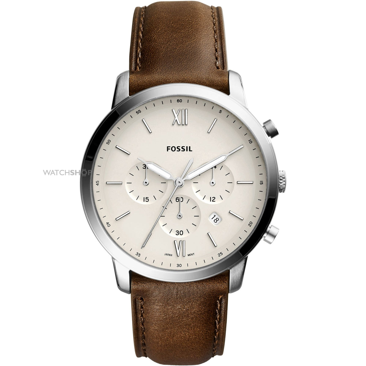 Fossil Mens Neutra Chronograph Cream 44mm watch
