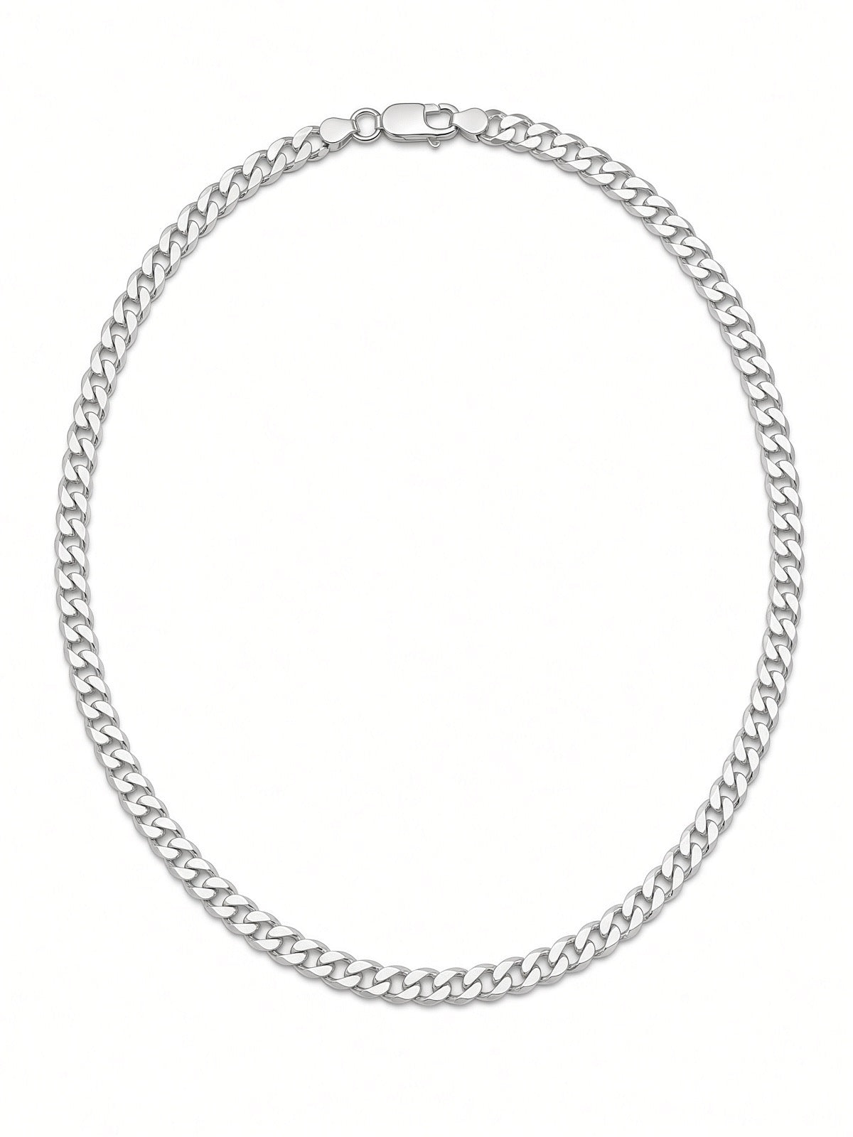 Sterling Silver 46cm 175 Curb Chain