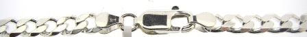 Classic Sterling Silver Curb Chain 51cm Necklace
