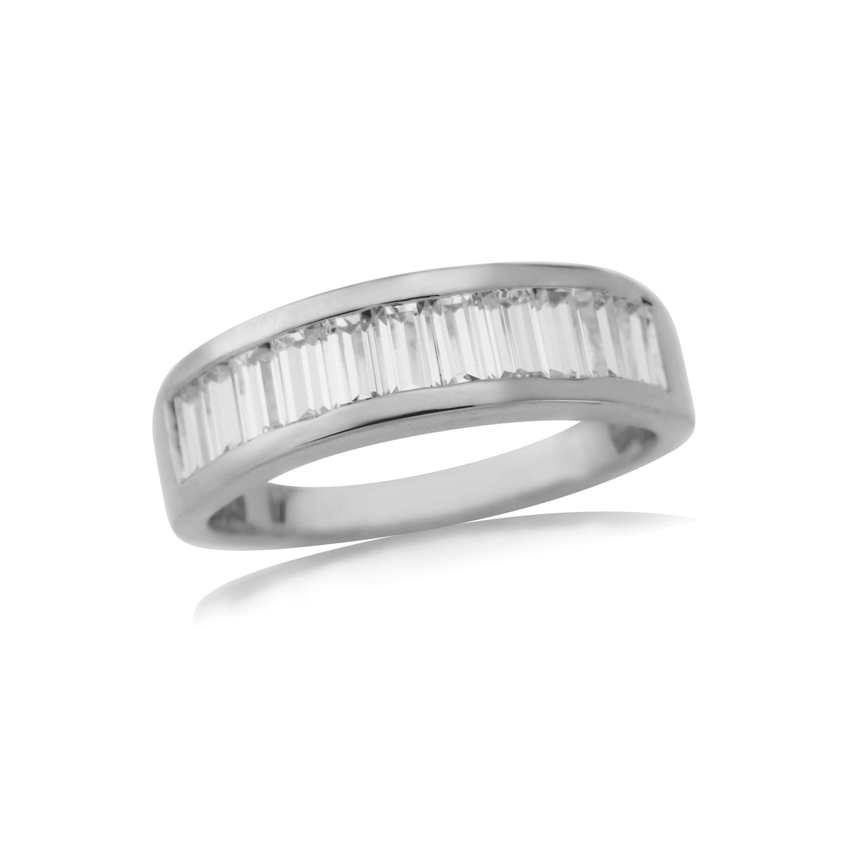 9W Channel Set CZ Ring