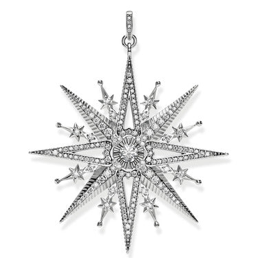 Thomas Sabo Sterling Silver Star Pendant with Cubic Zirconia
