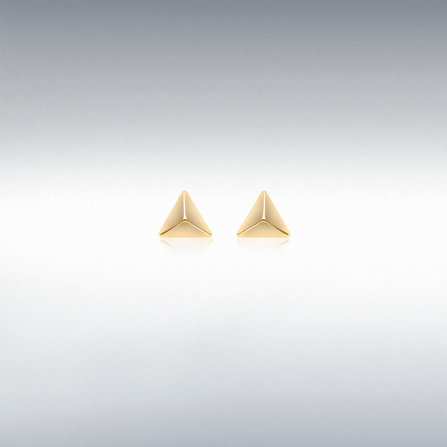 Timeless 9ct Yellow Gold Circle Drop Earrings