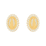 Swarovski Lucky Goddess Clip Earrings - White