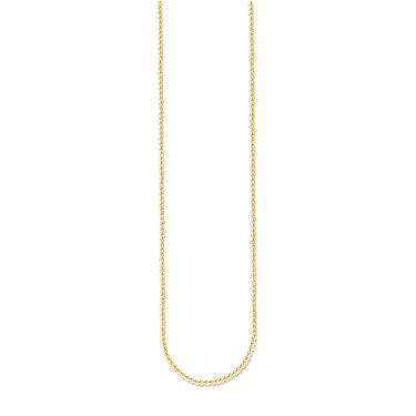 Thomas Sabo Yellow Gold Plated Venezia Chain L60 Necklace