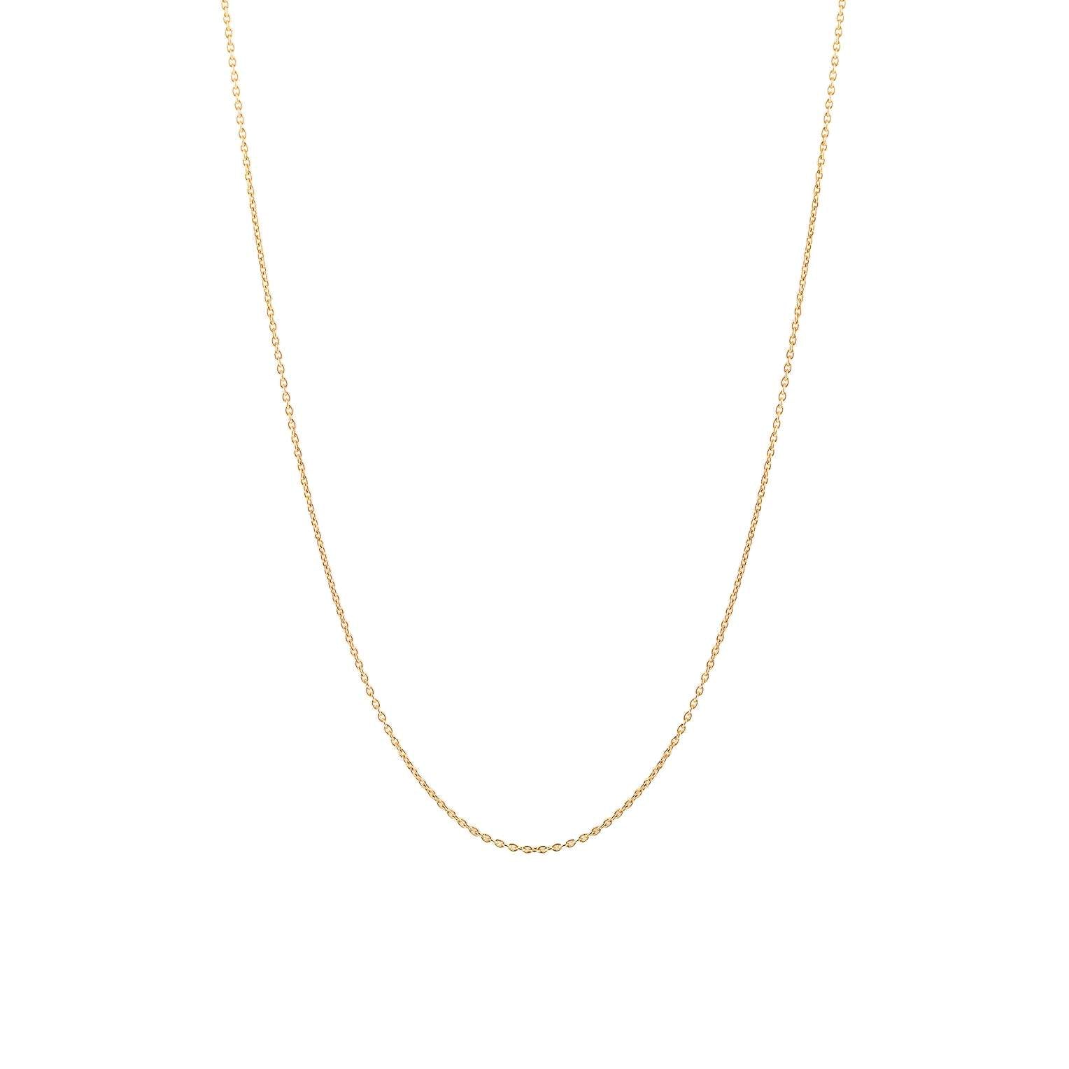 Ti Sento Sterling Silver Yellow Gold Plated Chain 42cm