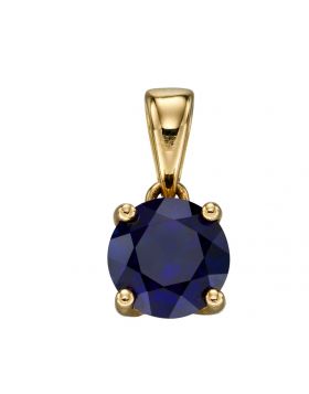 9ct Yellow Gold Sep Birthstone Pendant