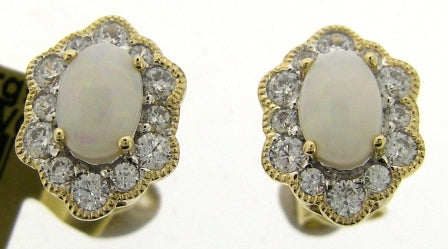 9ct Yellow Gold Ruby Stud Earrings