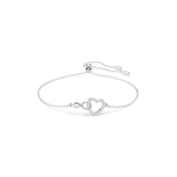 Swarovski Hyperbola Bracelet - Rhodium Plated - M - White