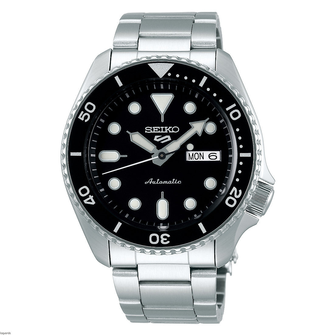Seiko 5 Sports 42.5mm Black Dial Automatic Mens Watch