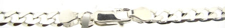 Classic Sterling Silver Curb Chain Necklace