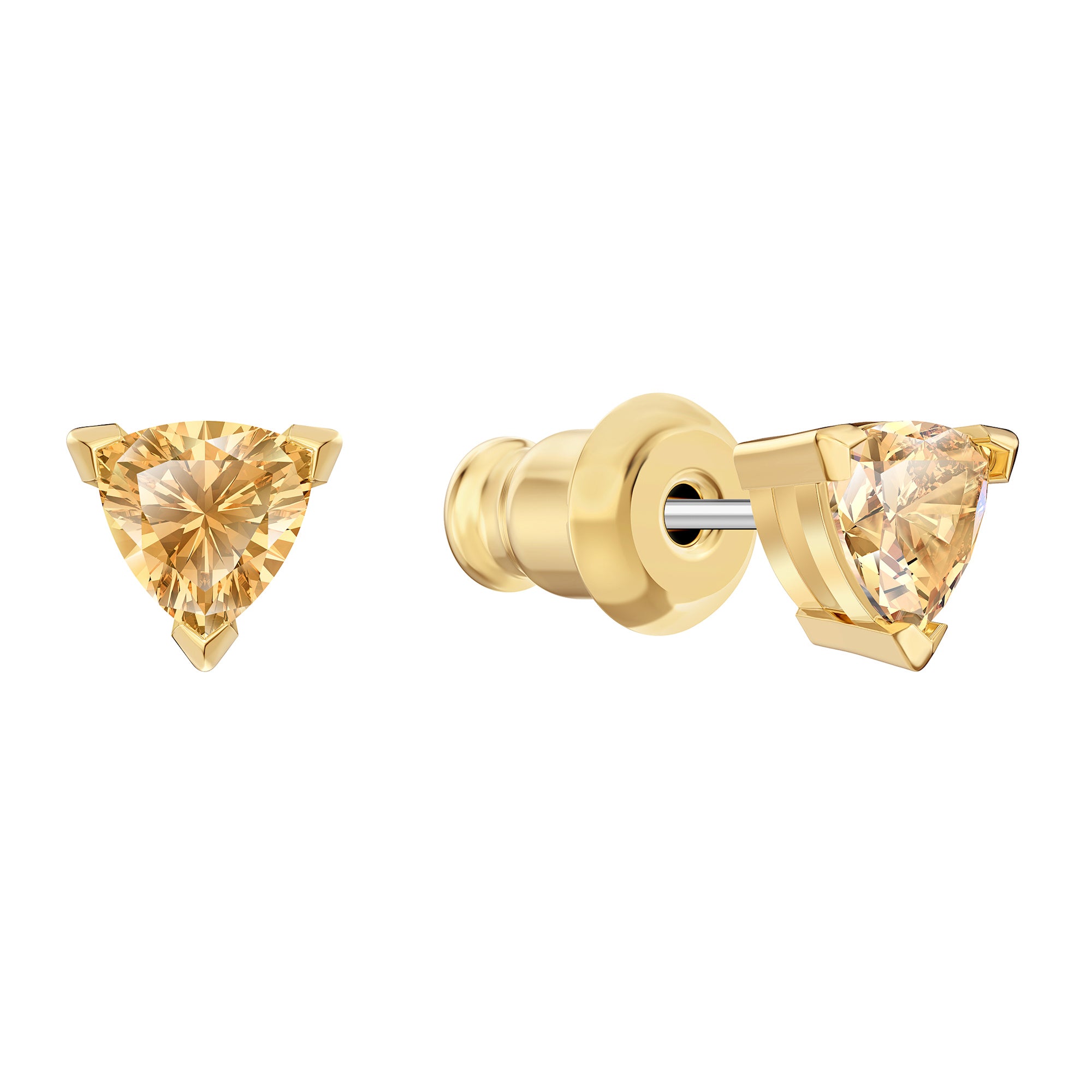 Swarovski Nice Stud Earrings TRI CZFC/GOS