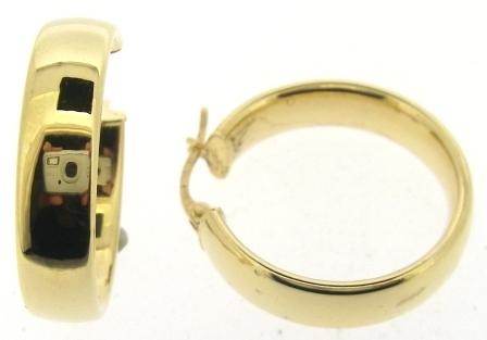 9ct Yellow Gold Emerald Cut CZ Drop Huggie Earrings