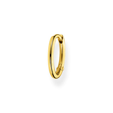 Thomas Sabo Yellow Gold Plated Single Hoop Erg Earrings