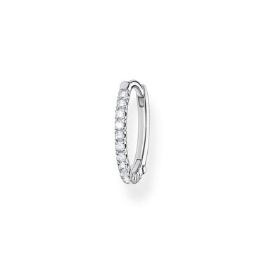 Thomas Sabo Sterling Silver Single Hoop Earring with Cubic Zirconia Earrings