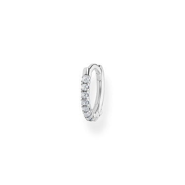 Thomas Sabo Sterling Silver Single Hoop Earring with Cubic Zirconia Earrings