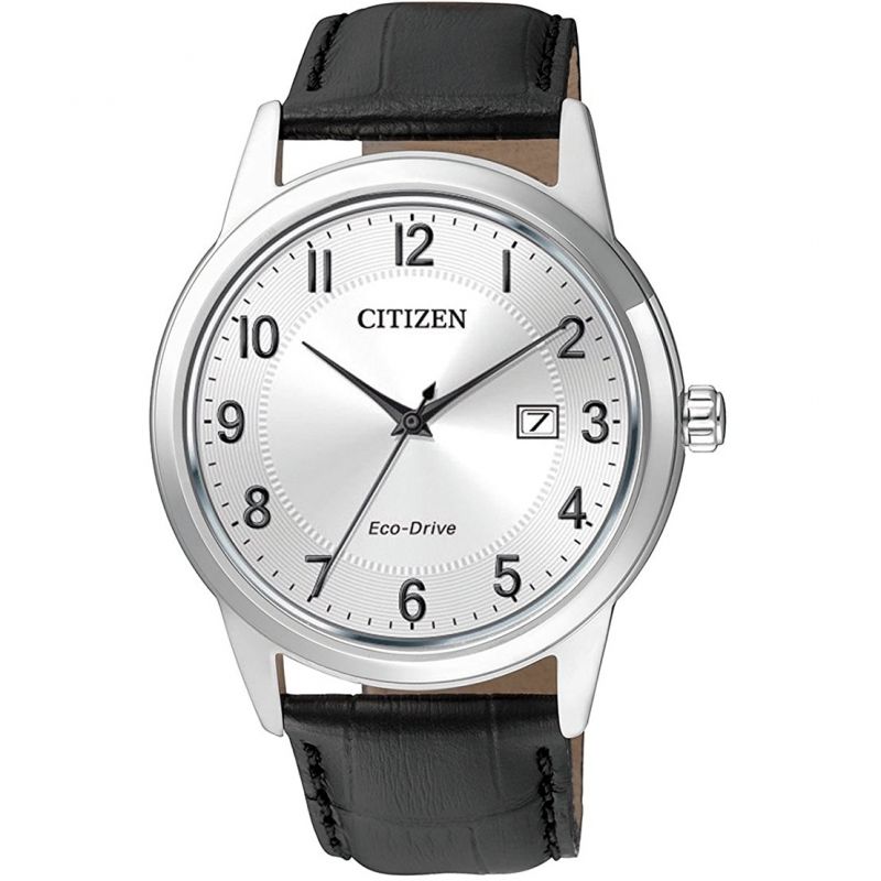 Citizen Mens Eco-Drive Dress Leather Strap Watch