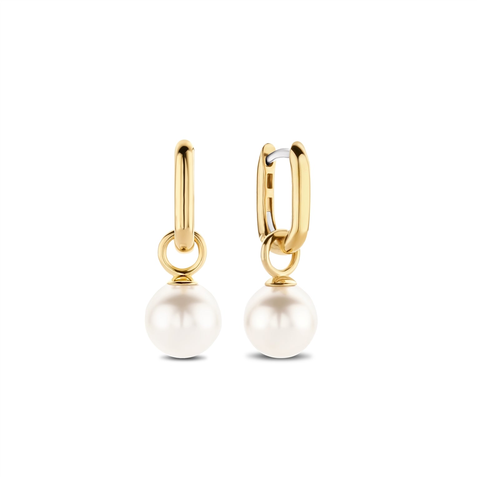 Ti Sento Pearl Drop Earrings - Gold Plated