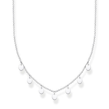 Thomas Sabo Sterling Silver Seven Mini Discs Necklace