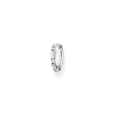Thomas Sabo Sterling Silver Single Hoop Earrings with Cubic Zirconia