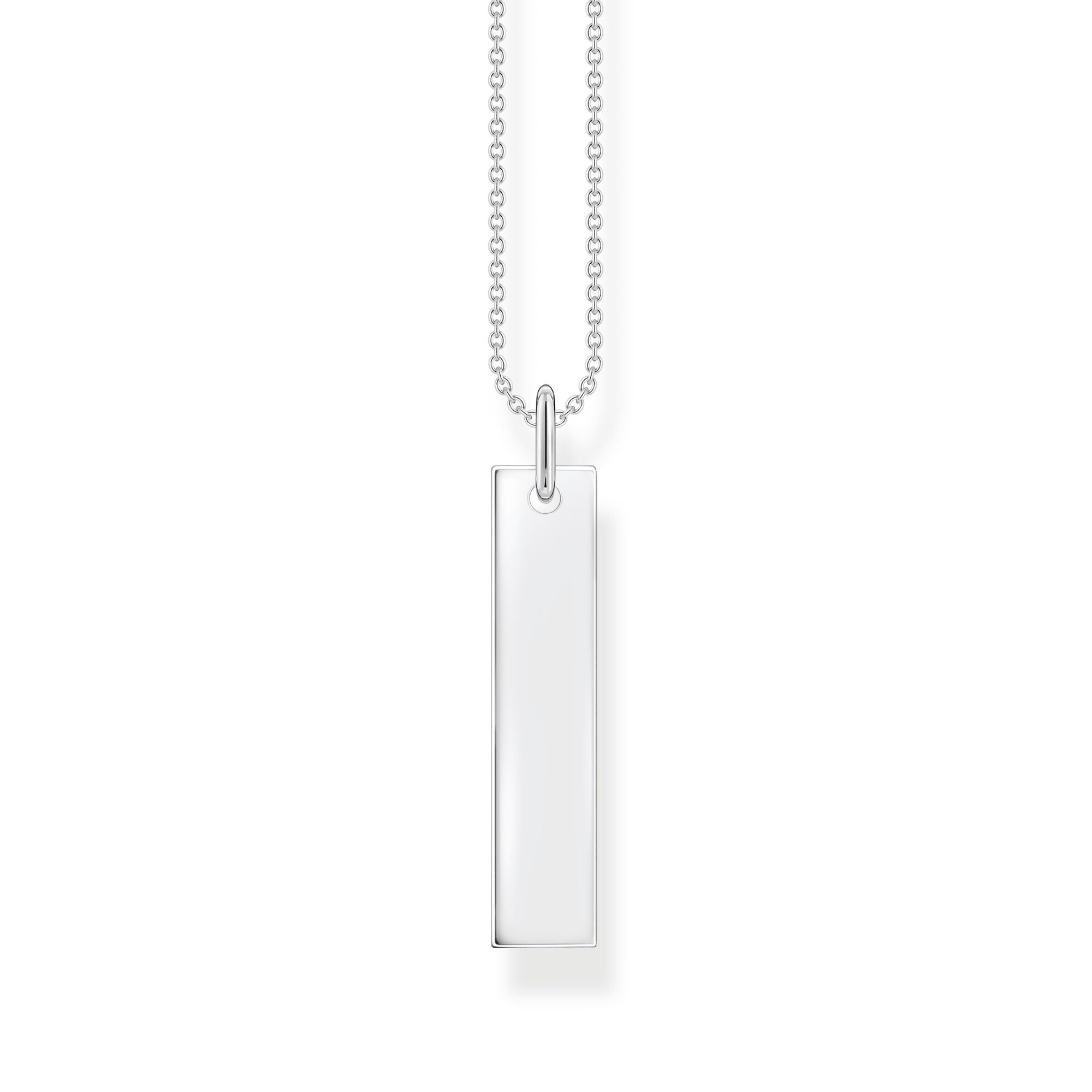 Thomas Sabo Sterling Silver Engravable Tag Pendant