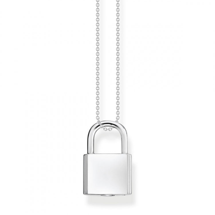 Thomas Sabo Sterling Silver Engravable Lock Necklace